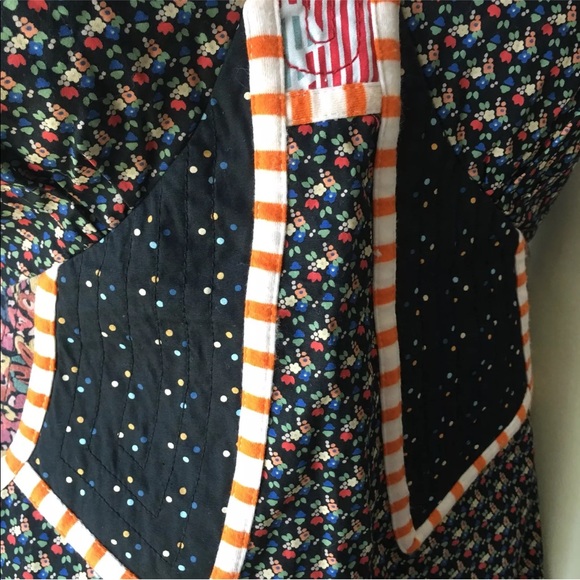 Marc Jacobs Scallop Mixed Print Cotton Tank Top - Picture 3 of 8